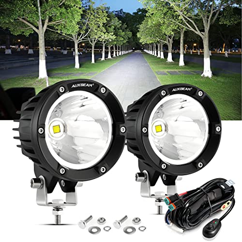 Auxbeam Cápsulas LED redondas de 4 pulgadas