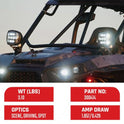 RIGID Industries – 300414 Adapt XP Extreme Powersports Luz LED con 3 Zonas de iluminación – Módulo GPS – Luz única