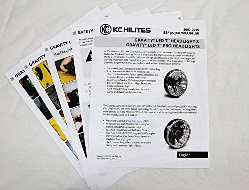 KC HiLiTES - Faros frontales 42341 Gravity LED Pro 7" DOT (par)