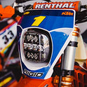RIGID INDUSTRIES – 300417 Adapt XE Extreme Enduro LED Moto Kit – Luz LED con 3 zonas de iluminación – Módulo GPS (Blanco)