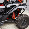 KEMIMOTO X3 Guardabarros extendidos compatibles con Can-Am Maverick X3 & X3 Max RS Turbo R RR 2017-2024 guardabarros laterales delantero y trasero, accesorios de repuesto OEM #715002973