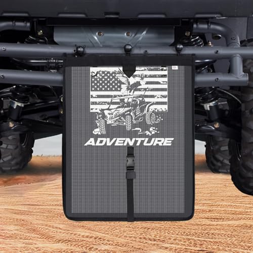 KEMIMOTO UTV Bolsa de basura universal de malla compatible con Polaris RZR Can-Am CFmoto Pioneer Teryx Mule Yamaha Arctic Cat carrito de golf todoterreno