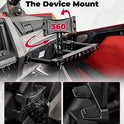 KEMIMOTO - Soportes electrónicos para dispositivos con barra de agarre compatible con RZR PRO XP, soporte para dispositivos electrónicos para teléfono tablet y GPS compatible con Polaris RZR PRO XP/XP4 2022-2023 RZR PRO R/Turbo R