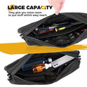 KEMIMOTO UTV 2023 - Bolsas de herramientas para cama trasera UTV Bolsas de almacenamiento para esquinas traseras con reflectantes y PVC resistentes al desgaste, bolsas compatibles con Polaris RZR XP 1000, Turbo todos los modelos