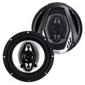 4) NEW BOSS NX654 6.5" 800W 4-Way Car Audio Coaxial Speakers Stereo Black 4 Ohm