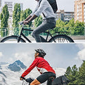 KEMIMOTO - Bolsa trasera para bicicleta, bolsa de maletero, bolsa de PVC impermeable, para bicicleta, alforja para bicicleta de montaña, de carretera universal, bolsa de 8 L, para compras, viajeros y ciclismo