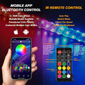 omotor 2 luces LED de 4 pies con Bluetooth y control remoto en espiral RGB Chase Light Offroad 360 ° Spiraling Rising Dream Wrap Baile látigos