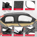 Kemimoto Kit de puerta superior suave X3, carcasa superior de puertas de cabina suave UTV, piel de puerta superior suave compatible con modelos de 4 plazas Can Am Maverick X3 Max 2017-2023, funciona con techo y parabrisas parciales