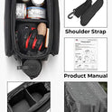 KEMIMOTO Bolsa trasera para bicicleta, bolsa para maletero de bicicleta, gran capacidad, resistente al agua, con cubierta de lluvia, bolsa para sillín de bicicleta, para compras, viajes, ciclismo