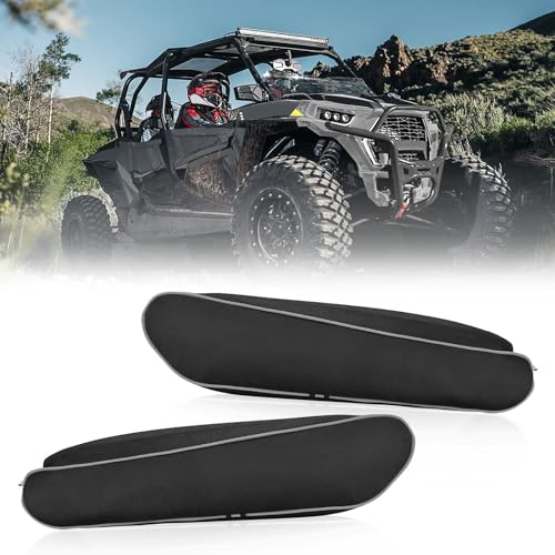 KEMIMOTO UTV 2023 - Bolsas de herramientas para cama trasera UTV Bolsas de almacenamiento para esquinas traseras con reflectantes y PVC resistentes al desgaste, bolsas compatibles con Polaris RZR XP 1000, Turbo todos los modelos