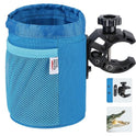 kemimoto Portavasos de tela Oxford con drenaje y clip de cocodrilo para barco, motocicleta, ATV, bicicleta, silla de ruedas, caminador, scooter, carrito de golf, RV, cámper, silla, ajustable