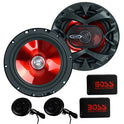 Boss CH6CK 6.5" 350W Component + Boss CH6530 6.5" 300W Car Speakers Package