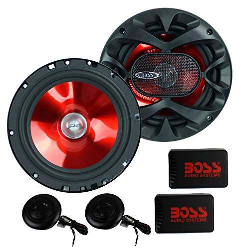 Boss CH6CK 6.5" 350W Component + Boss CH6530 6.5" 300W Car Speakers Package