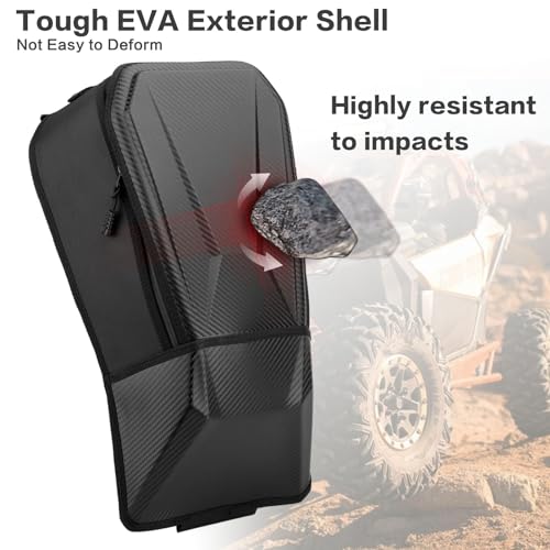 smotrcc can ma X3 bolsas de engranajes X3 bolsa de almacenamiento central EVA, caja de consola de hombro entre almacenamiento de asiento compatible con Can Am Maverick X3 XDS Turbo R RR MAX RS XRS 2017 2018 2019 2020 2021 2022 2023