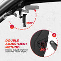 KEMIMOTO UTV Espejo retrovisor SXS UTV con vista transparente con abrazadera de aluminio ajustable de perfil bajo de 1.6-2 pulgadas, compatible con Polaris RZR/Pioneer/Talon/Kawasaki KRX/Mule/Can Am X3/CFMOTO