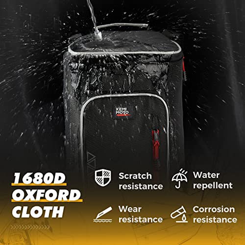 kemimoto Bolsa de almacenamiento compatible con RZR, bolsa de carga para consola de hombro con dos mochilas de hidratación compatibles con Polaris RZR PRO XP/4, Can-Am Maverick