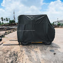 KEMIMOTO Funda para carretilla elevadora, cubierta de almacenamiento para carretillas elevadoras laterales con cierre resistente, 420D, Oxford compatible con carretillas elevadoras de hasta 8000 libras, resistente al agua, resistente al viento, accesorios