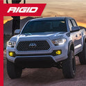 Rigid Industries 36118 Serie 360 Luz LED Todoterreno de 4 Pulgadas para Velocidad Moderada de 20 a 50 mph más par de retroiluminación ámbar