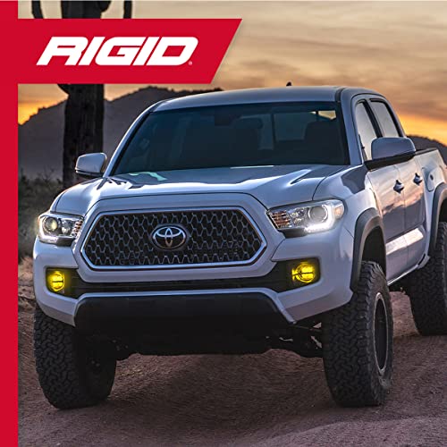 Rigid Industries 36118 Serie 360 Luz LED Todoterreno de 4 Pulgadas para Velocidad Moderada de 20 a 50 mph más par de retroiluminación ámbar