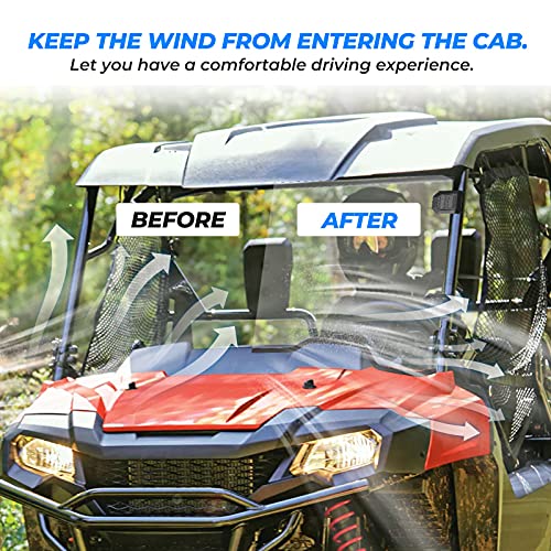 kemimoto Parabrisas delantero compatible con Pioneer 700