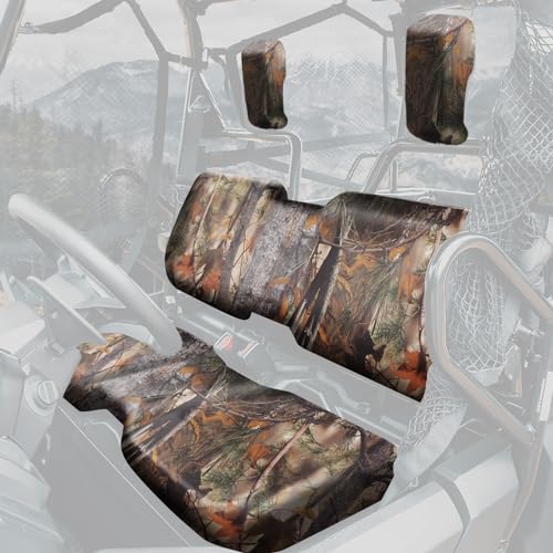 KEMIMOTO Fundas de asiento de camuflaje compatibles con Pioneer 700 700-4