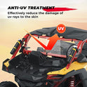 Kemimoto X3 Back UTV Parabrisas compatible con 2017 2018 2019 2020 2021 Can Am Maverick X3 X3 Max PC Heavy Duty Full Back Window Shield