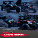 kemimoto Luces de colmillo X3 RGB, X3 montaje de luz frontal distintiva, X3 DRL iluminación compatible con Can Am Maverick X3 XDS XRS Max Turbo R 2017 2018 2019 2020 2021 2022 2023