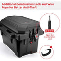 Kemimoto - Caja de almacenamiento, impermeable, 45 L, compatible con Polaris Ranger 570 700 900 1000/Ranger XP 2013-2023