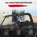 KEMIMOTO Parabrisas trasero suave compatible con Polaris RZR XP 1000, UTV parabrisas trasero transparente, duradero y portátil, compatible con Polaris RZR XP/XP 4 1000, 2016+ Polaris RZR XP/XP 4 Turbo 2014+