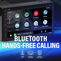 Boss Audio Systems Elite BV900ACP - Reproductor Multimedia para Coche con Apple CarPlay-Android Auto - Doble DIN, visualización táctil capacitiva de 6.75 Pulgadas, Bluetooth, DVD, CD, USB, Aux, Am FM