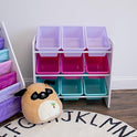 Humble Crew - Organizador de Almacenamiento de Juguetes para niños con 9 contenedores de Almacenamiento