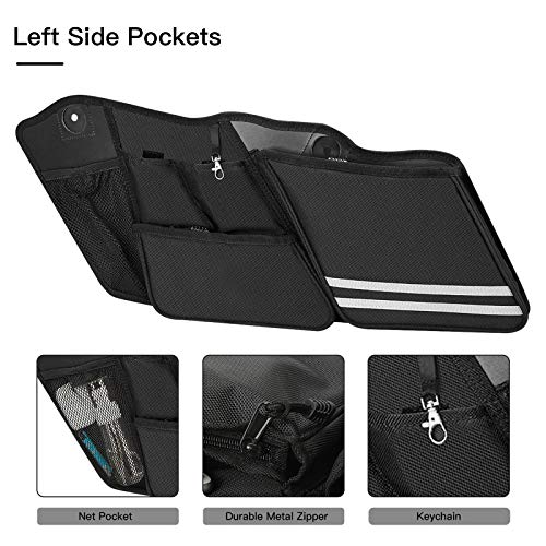 SUNPIE - Organizadores de alforjas de motocicleta compatibles con Street Glide Road King Road Glide Electra Glide 2023, 2022, 2021, 2020, 2019, 2018, 2017, 2016, 2015, 2014, 2 unidades