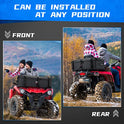 Kemimoto - Bolsa de engranajes para ATV (4 unidades, para los bastidores delanteros o traseros, color negro)