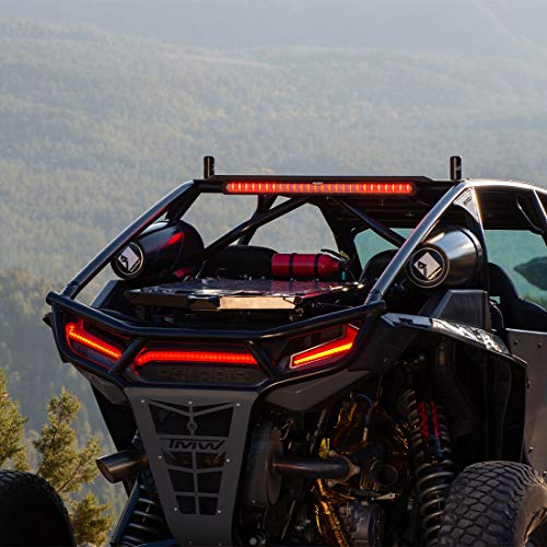Rigid Industries – Chase orientado hacia atrás, 27 Modos, 5 Colores Barra de luz LED de 28 Pulgadas, Montaje en Tubo (901801)
