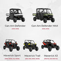 Kemimoto - Correa de transmisión SxS compatible con Can-Am Defender (Max) HD8 HD10 Maverick Sport (Max) 1000 1000R Maverick Trail 800 1000 800R 1000R, potente suave sin deslizamiento, reemplazo OEM 422280656 42280654