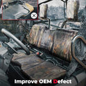 KEMIMOTO Fundas de asiento de camuflaje compatibles con Pioneer 700 700-4