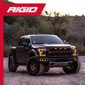 Rigid Industries - 36114 - Haz LED Todoterreno de 4 Pulgadas con luz de Fondo ámbar (36114)