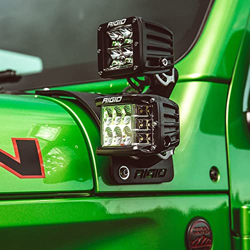 Rigid Industries 2018 Wrangler Jl Cowl Mount se Adapta a la Serie 2D