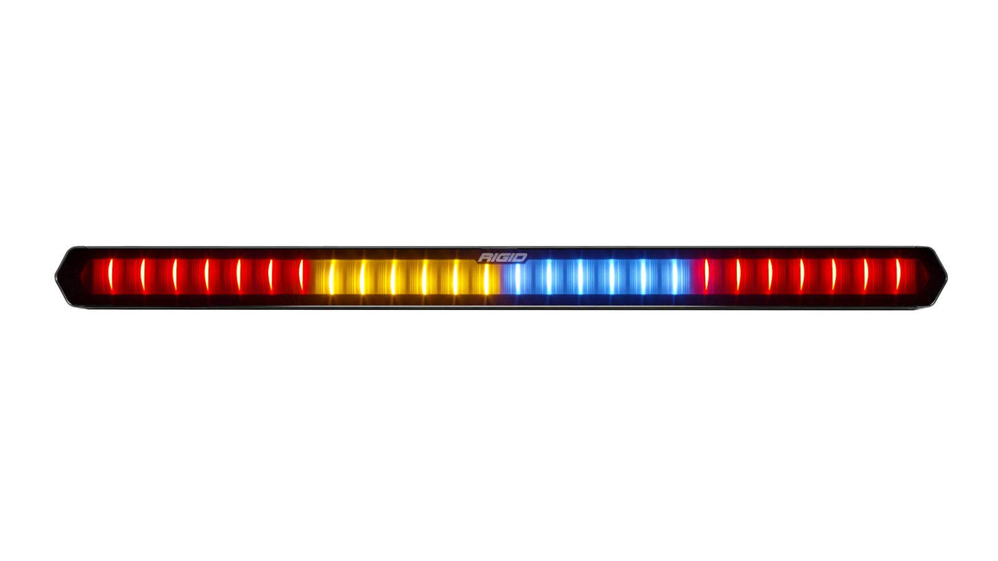 RIGID Industries - 901802 Chase Cara Trasera, 27 Modos, Barra de luz LED de 5 Colores 28 Pulgadas Montaje en Superficie (28 Pulgadas)