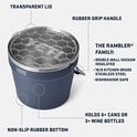 YETI Rambler - Botella de 18 onzas, acero inoxidable, aislada al aspiradora, con tapa caliente