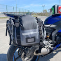 Kemimoto Alforjas de motocicleta impermeables de PVC 50L