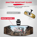 KEMIMOTO Espejo retrovisor ajustable sin herramientas, compatible con Polaris Ranger 1000 XP 900 500 570 / Crew Espejo retrovisor con visión amplia, repuesto para espejo retrovisor convexo # 2879969