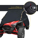 KEMIMOTO UTV - Funda compatible con Polaris RZR General, Can Am Maverick Sport, Honda Talon, Kawasaki TERYX4, CFMOTO ZForce, Yamaha 2-3 plazas