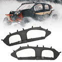 Kemimoto Kit de puerta superior suave X3, carcasa superior de puertas de cabina suave UTV, piel de puerta superior suave compatible con modelos de 4 plazas Can Am Maverick X3 Max 2017-2023, funciona con techo y parabrisas parciales