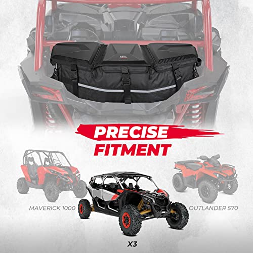 KEMIMOTO X3 Bolsa de almacenamiento de carga mejorada UTV ATV caja de cama estante trasero bolsa enfriadora de maletero Can am Maverick X3 Commander Outlander (excepto 6 x 6) Renegade OEM #715002923