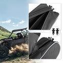 KEMIMOTO UTV 2023 - Bolsas de herramientas para cama trasera UTV Bolsas de almacenamiento para esquinas traseras con reflectantes y PVC resistentes al desgaste, bolsas compatibles con Polaris RZR XP 1000, Turbo todos los modelos