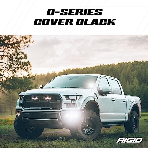 Rigid Industries 201913 Light Cover (D-Series, 3 Inch, Black, Universal)
