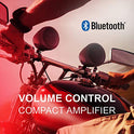 BOSS Audio Systems - Altavoces para motocicleta de 3 pulgadas y sistema de sonido amplificador de audio - Amplificador compacto clase D, resistente a la intemperie