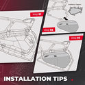 KEMIMOTO UTV - Bolsas para puerta inferior mejoradas 1680D XP 1000 bolsas de accesorios de almacenamiento con 4 bolsillos de red de almacenamiento compatibles con RZR 900 S 1000 S XP 1000 4 XP Turbo 4 Turbo S 4 2014-2023 bolsas de herramientas para puerta