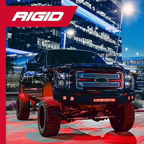 Rigid Industries 20202 - Par de faros traseros, color rojo